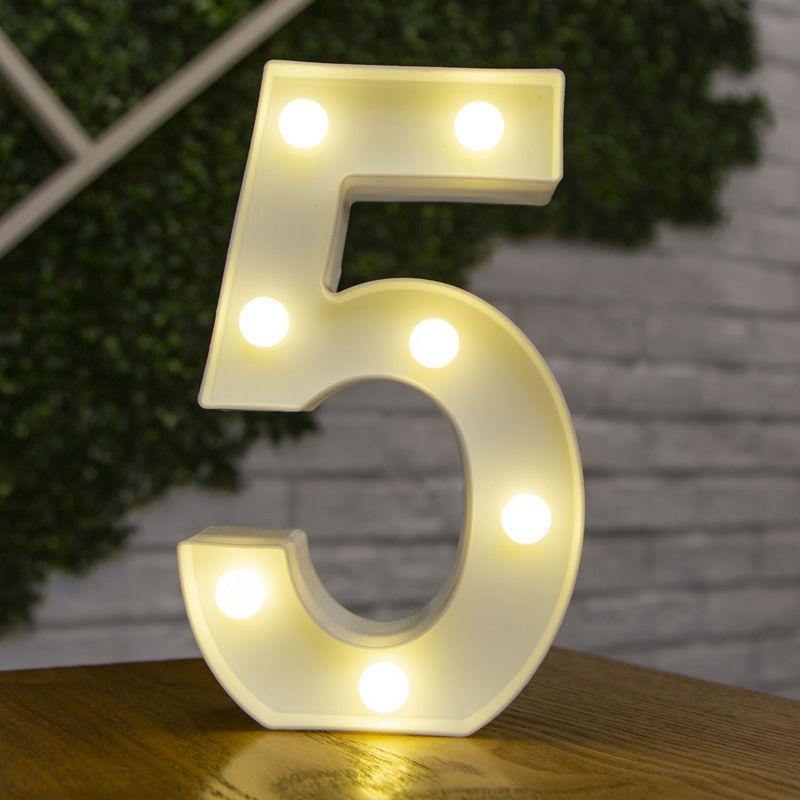 Light Up Letters Name Light Gift"5" - yournamenecklace