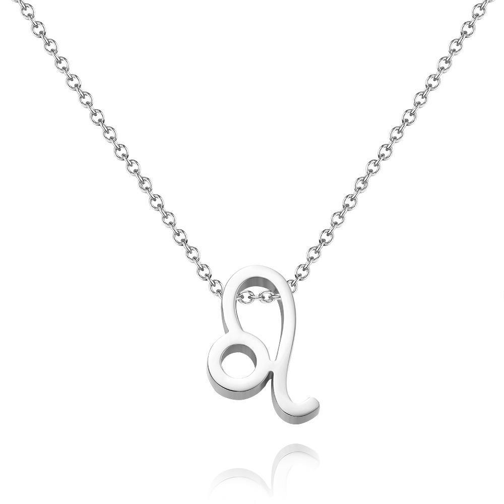 Twelve Constellation Necklace-Leo-Anti-oxidation Stainless Steel - soufeelus