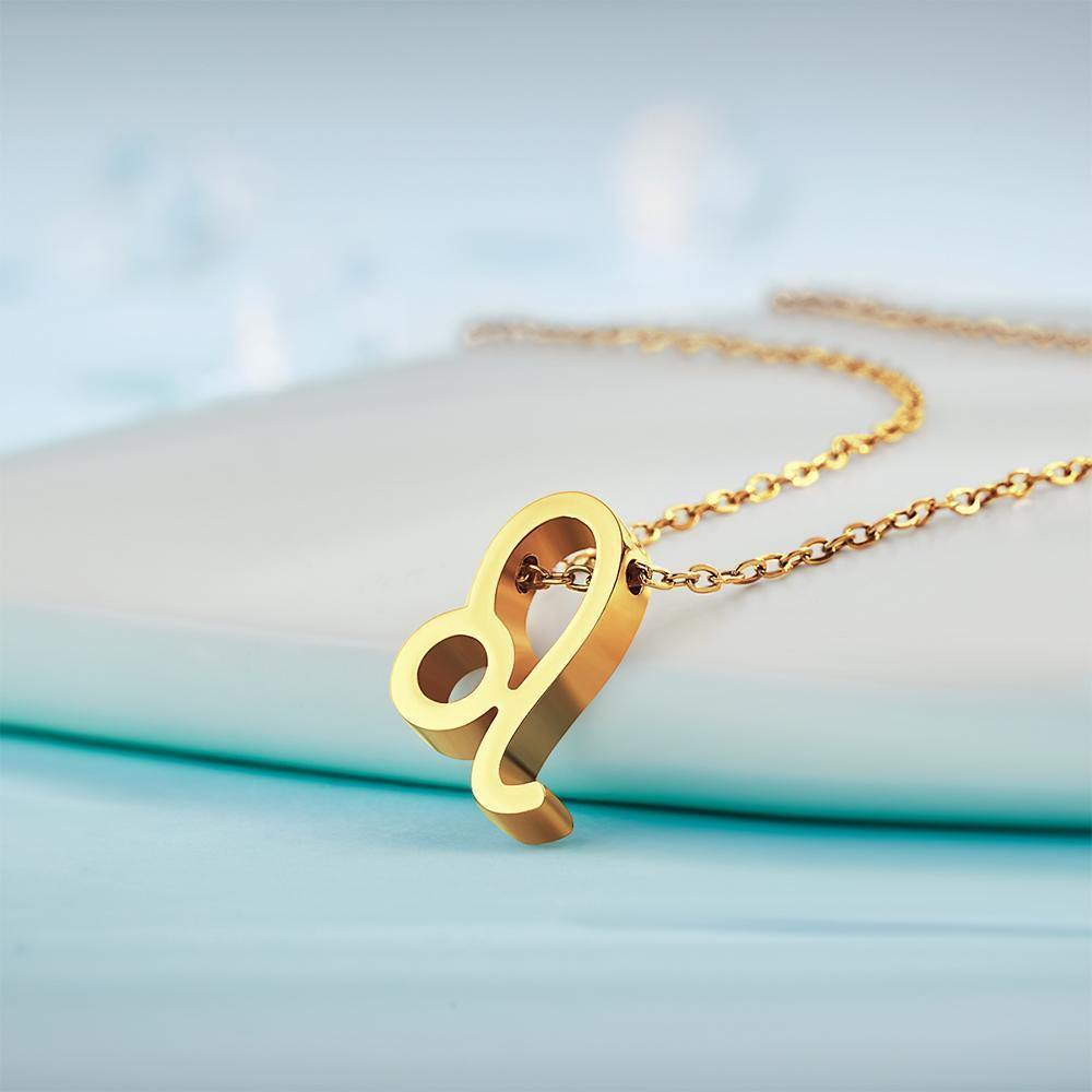 Twelve Constellation Necklace-Leo-Anti-oxidation Stainless Steel - soufeelus