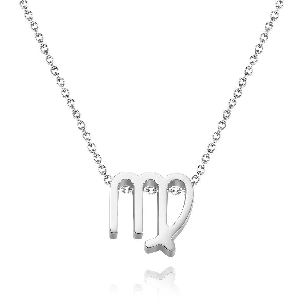 Twelve Constellation Necklace-Virgo-Anti-oxidation Stainless Steel - soufeelus