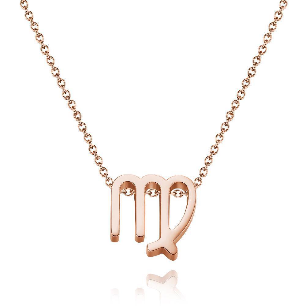 Twelve Constellation Necklace-Virgo-Anti-oxidation Stainless Steel - soufeelus