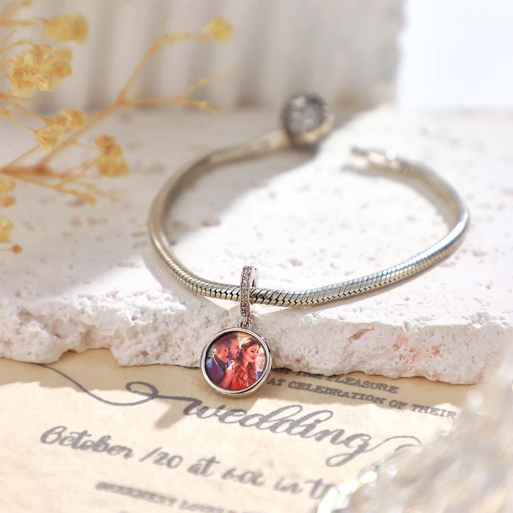 Custom Photo Charm Dog Paw Swing Cute Gift - yournamenecklaceau