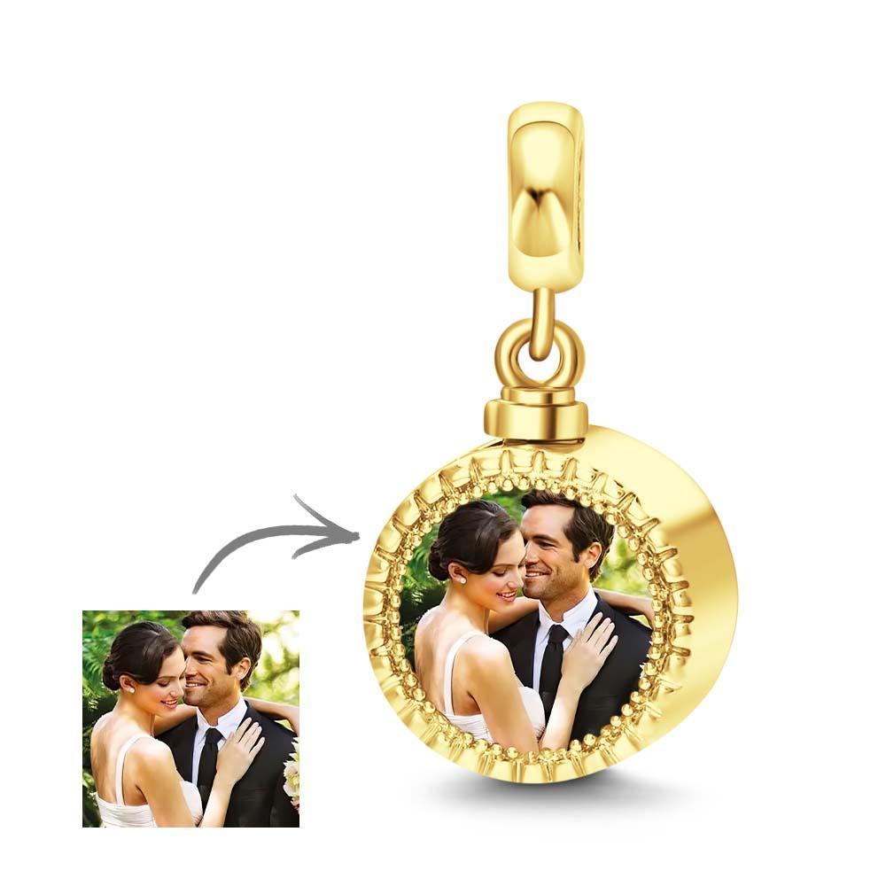 Custom Photo Cremation Urn Charm for Ashes - yournamenecklaceau