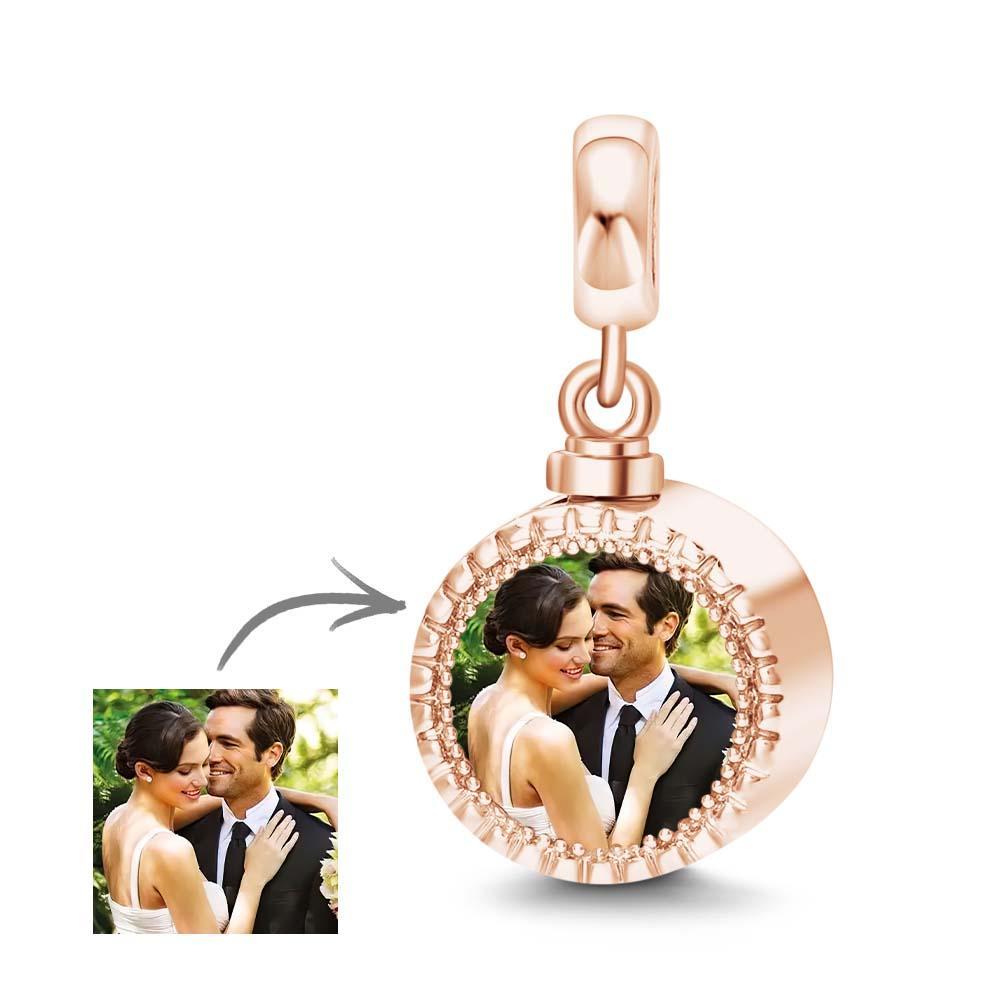 Custom Photo Cremation Urn Charm for Ashes - yournamenecklaceau
