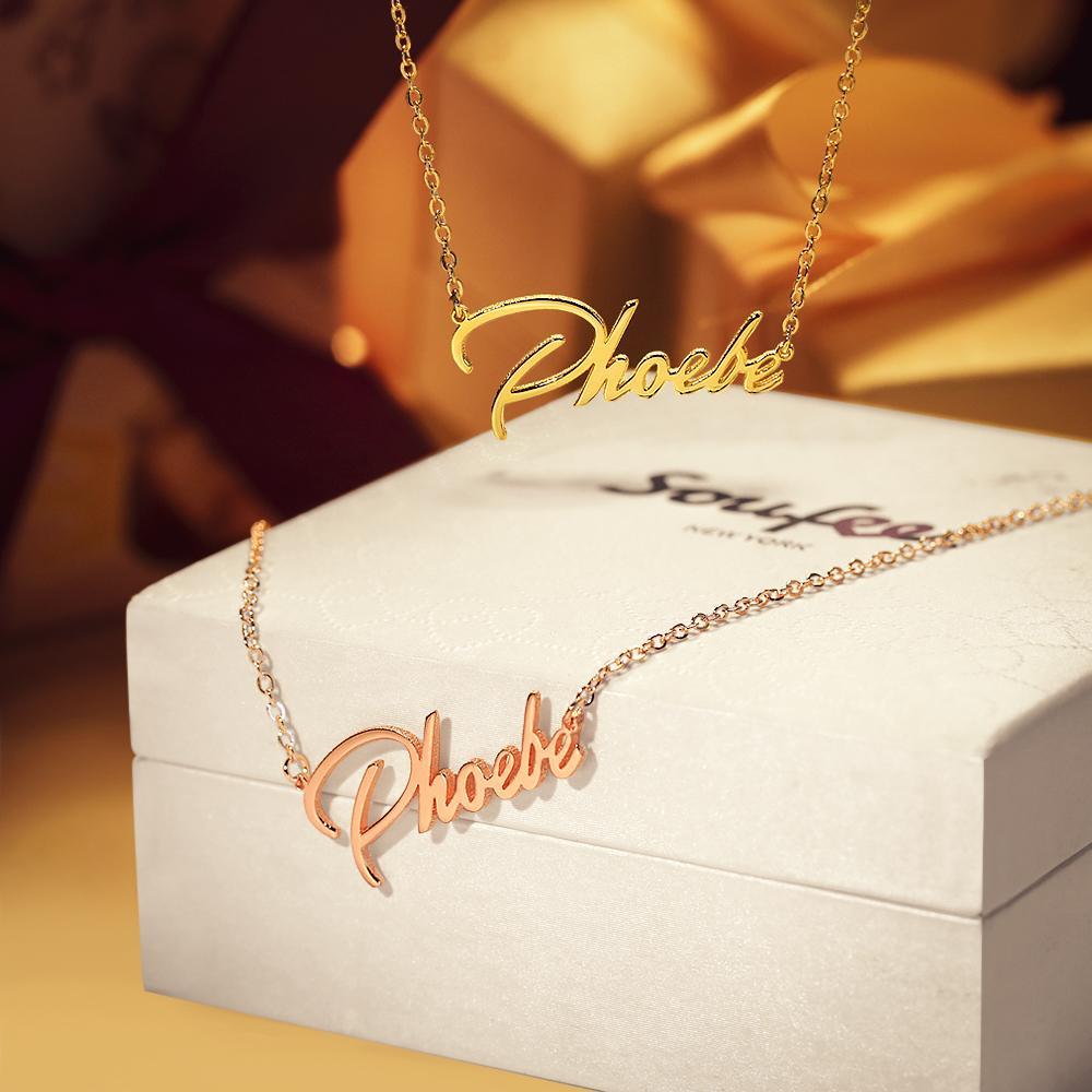 Custom Name Necklace Elegant Style Name Necklace Gift for Girlfriend - yournamenecklaceau