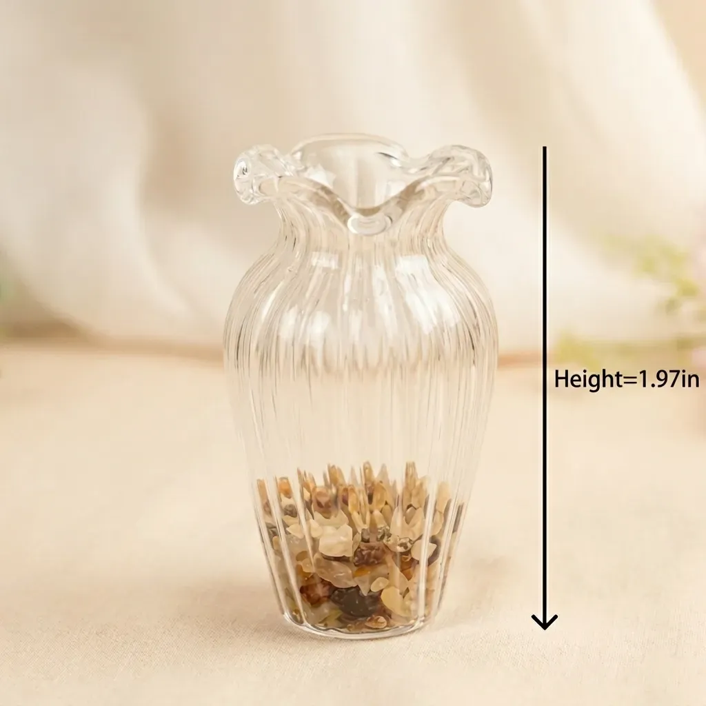 Personalized Glass Birth Flower Bouquet, Mini Floral Gift for Mom, Grandma, Mother’s Day gift - NameNecklaceAU