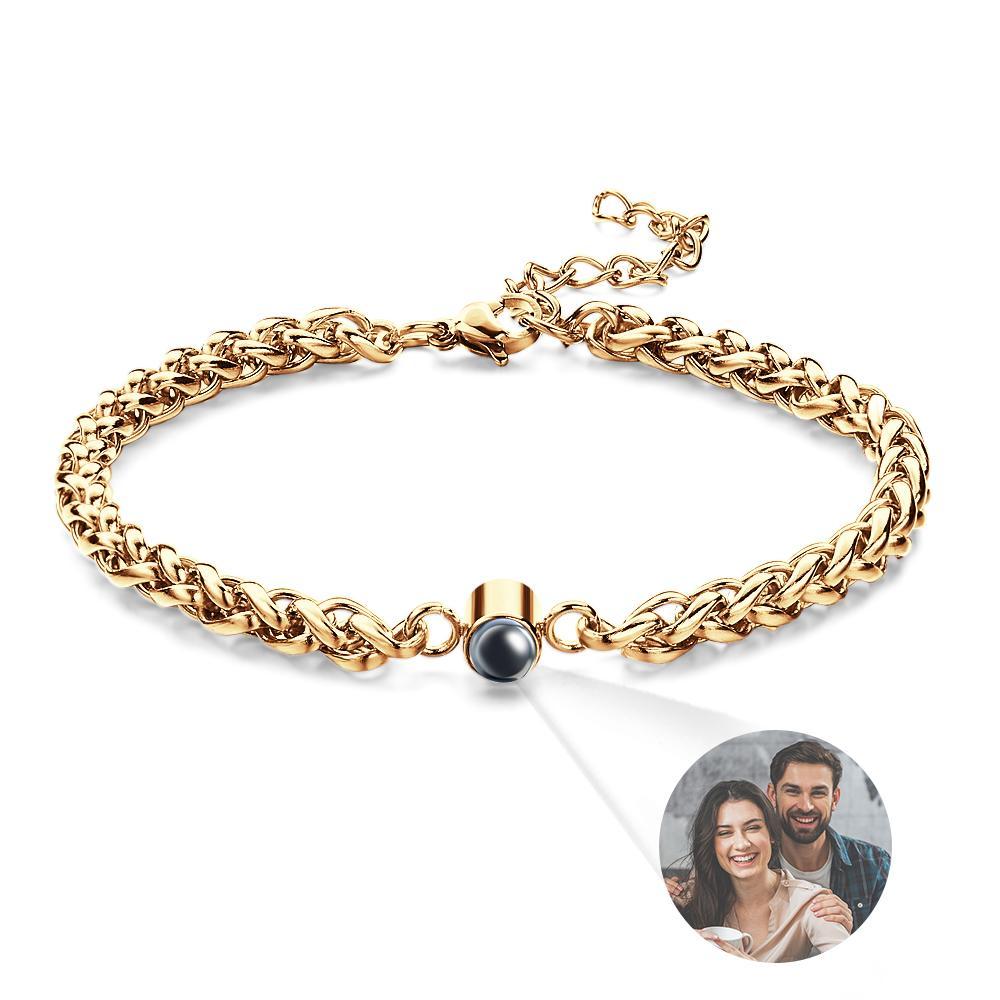 Custom Projection Bracelet Dragon Bone Simple Gift - yournamenecklaceau