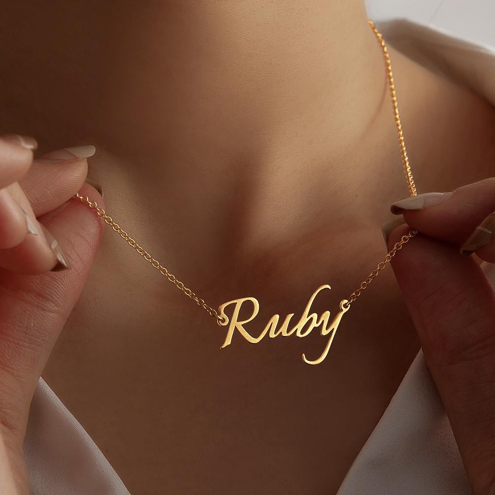 Personalized Name Necklace Silver Custom Name Necklace - Personalize Your Style