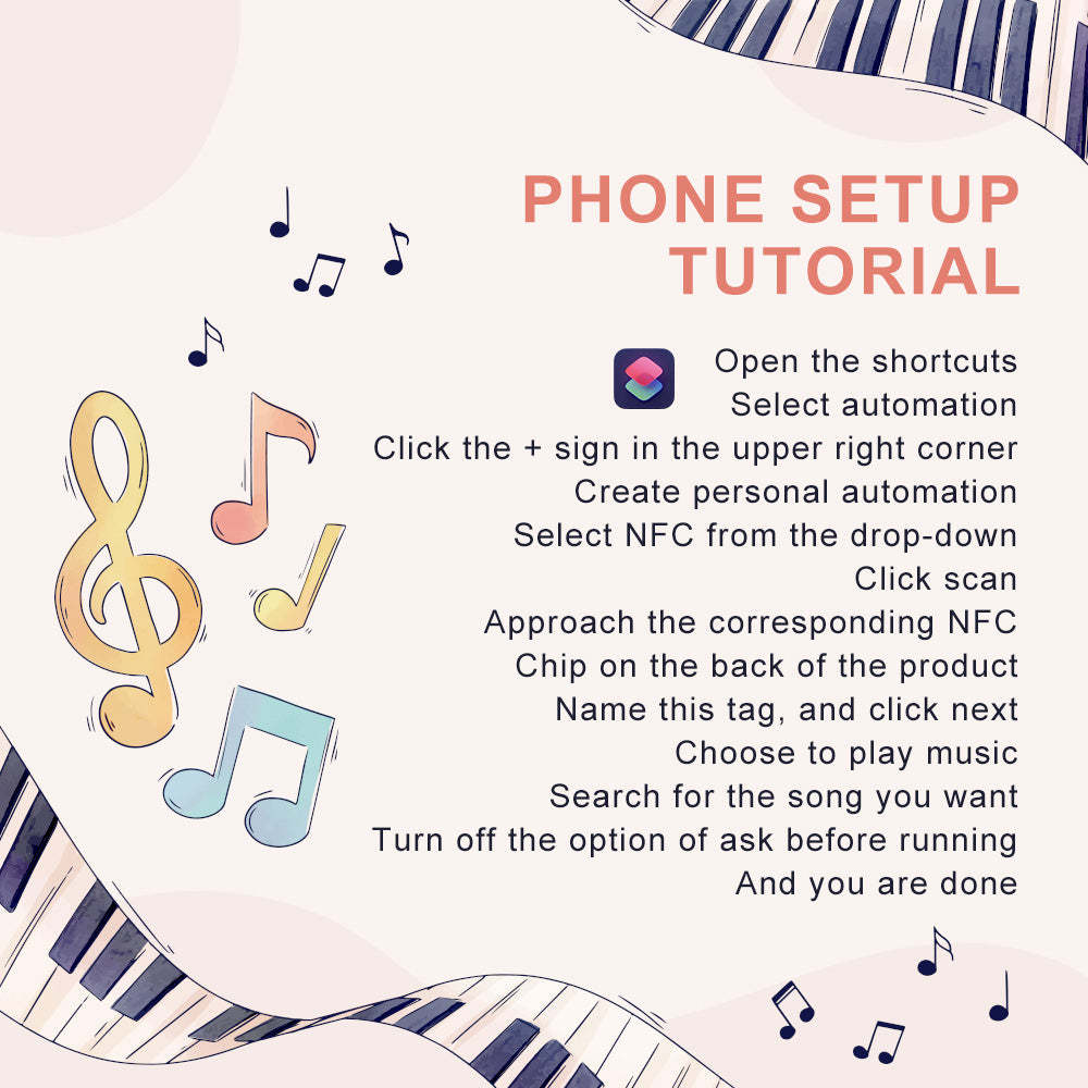 Custom NFC Music Keychain Creative DIY Photo Gifts - yournamenecklaceau