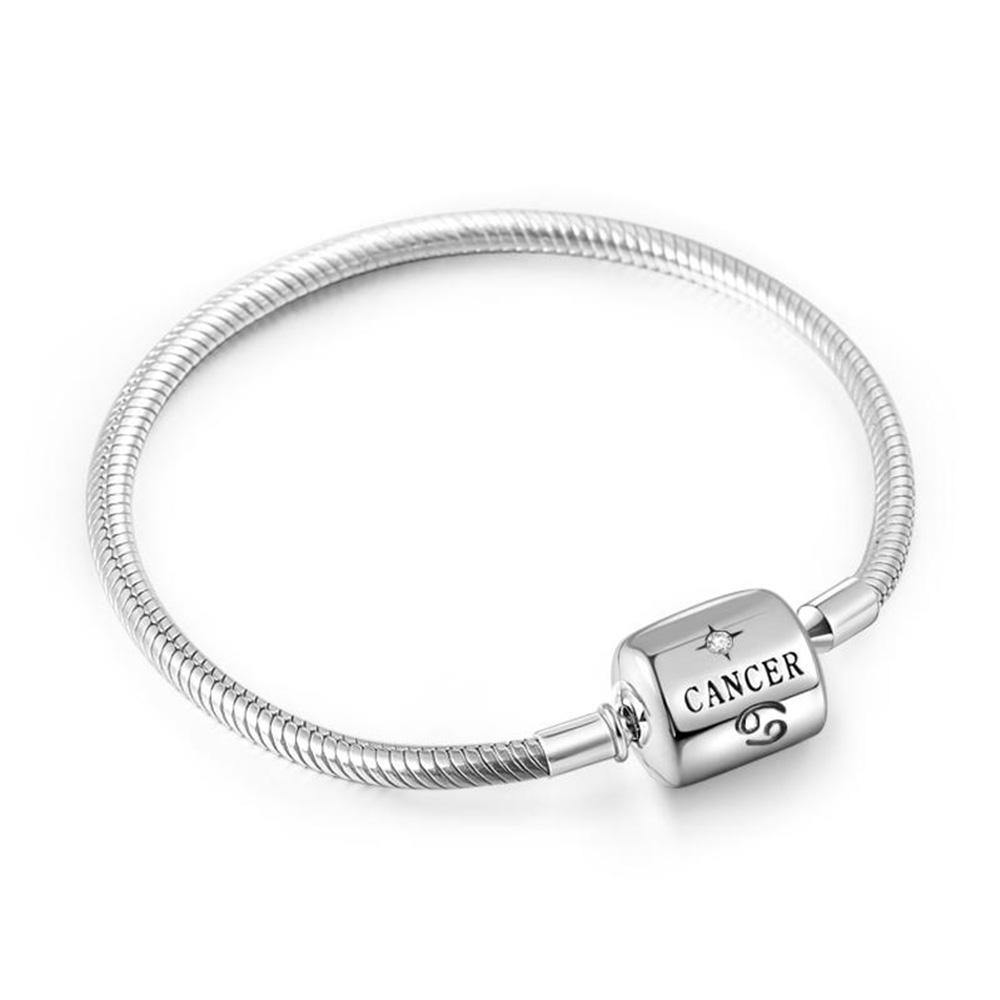 Cancer Constellation Bracelet Silver