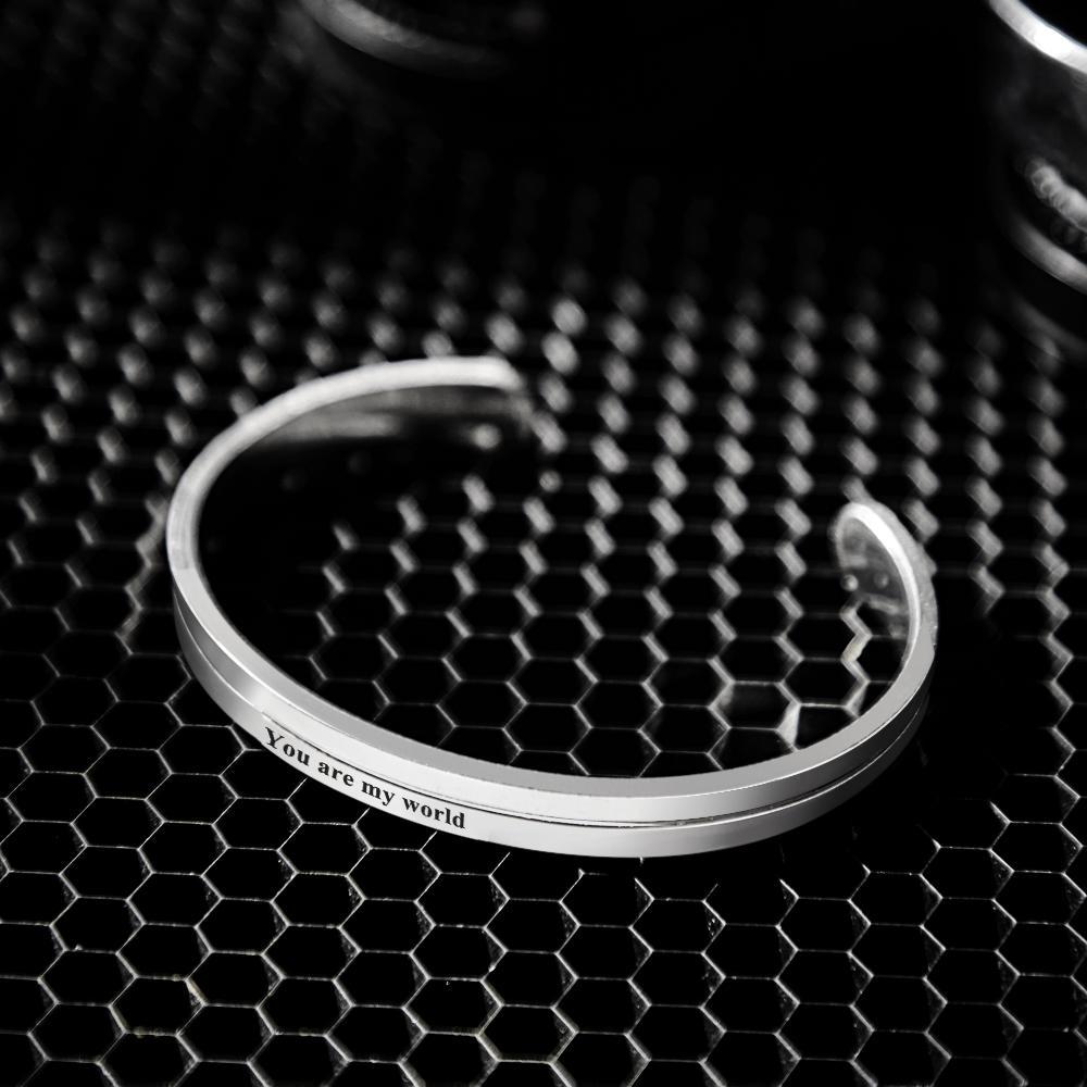 Personalized Engraved Bracelet Vintage Men's Bracelet Father's Day Gift - yournamenecklaceau
