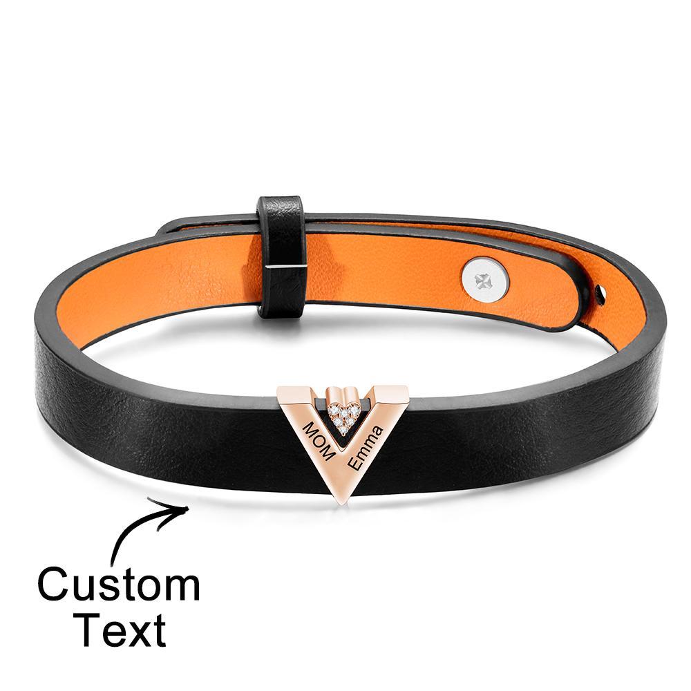 Custom Engraved Bracelet Simple Fashion Advanced Gifts - yournamenecklaceau