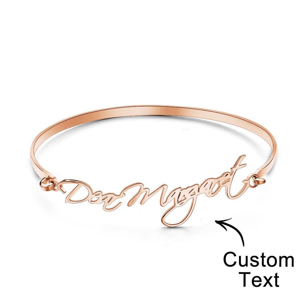 Custom Name Bracelet Adjustable Memorial Bracelet Gift For Women - yournamenecklaceau