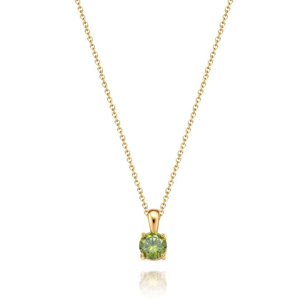Custom Birthstone Strip Necklace Creative Colorful Zircon Necklace For Women - yournamenecklaceau