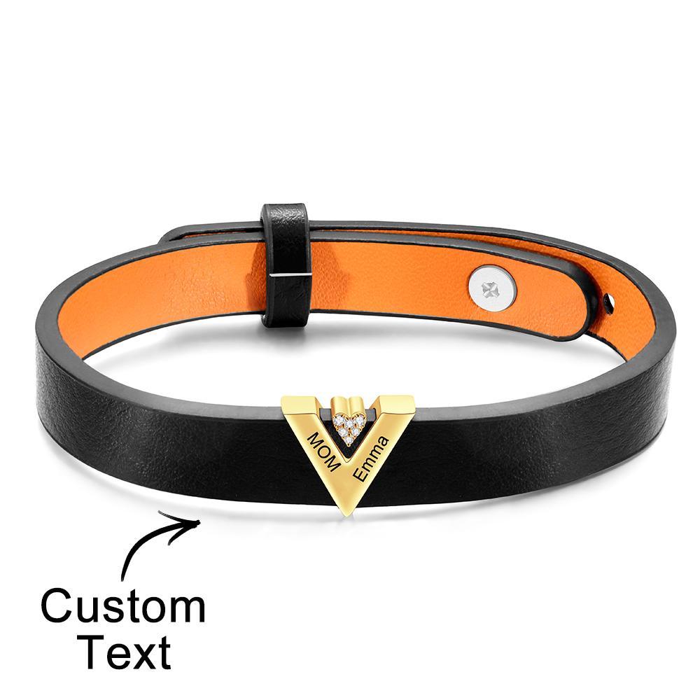 Custom Engraved Bracelet Simple Fashion Advanced Gifts - yournamenecklaceau