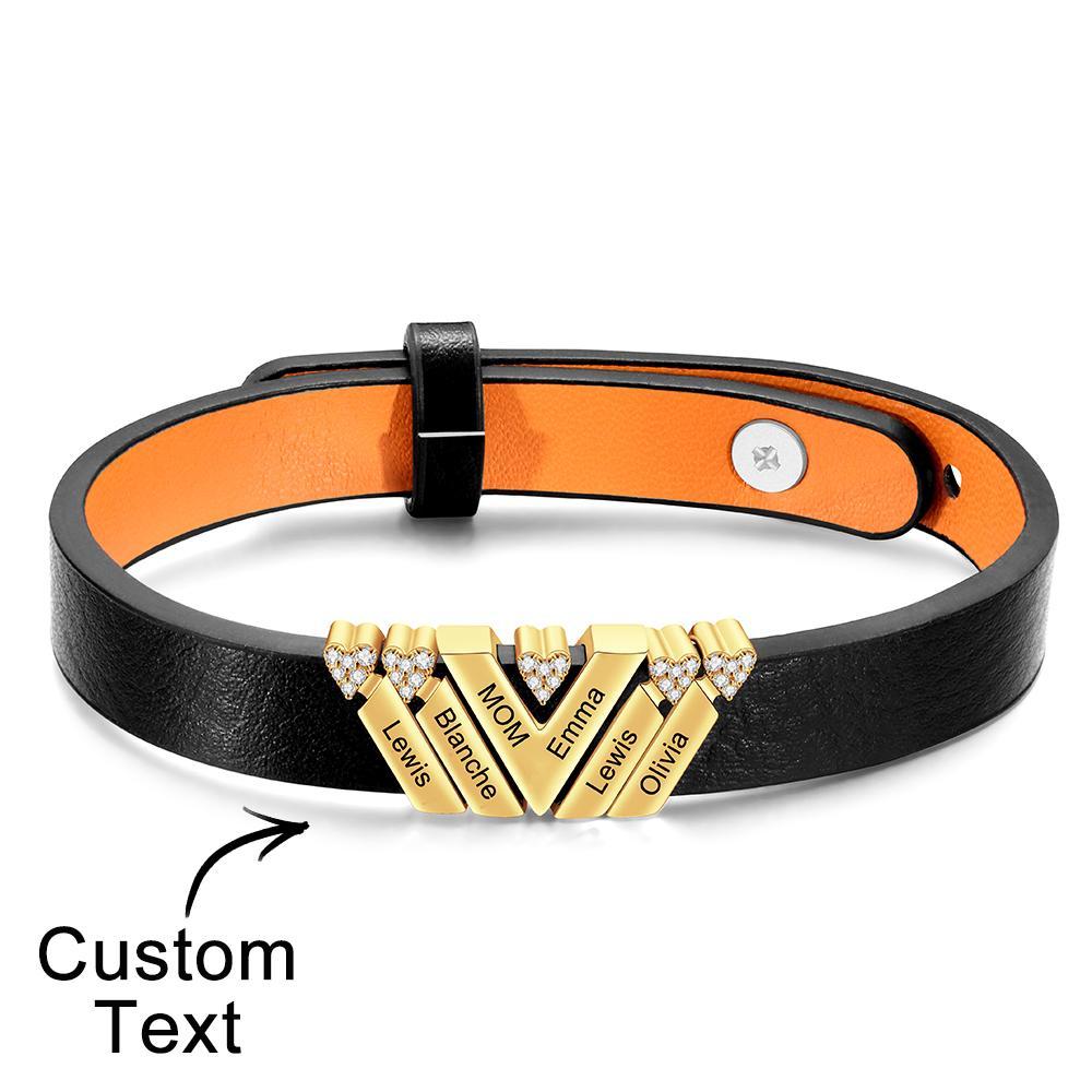 Custom Engraved Bracelet Simple Fashion Advanced Gifts - yournamenecklaceau