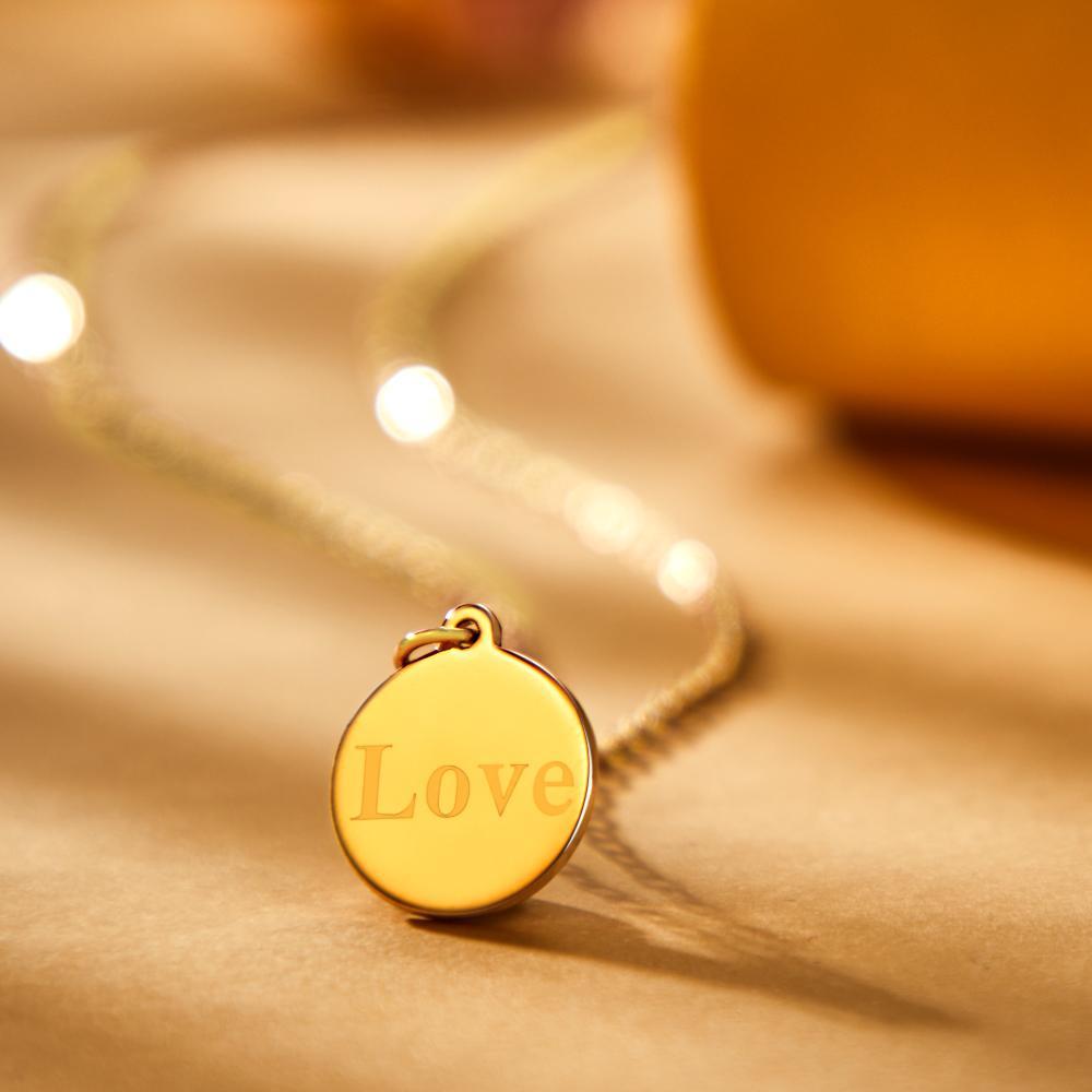 Custom Engraved Necklace Projection Couple Confession Gifts - yournamenecklaceau