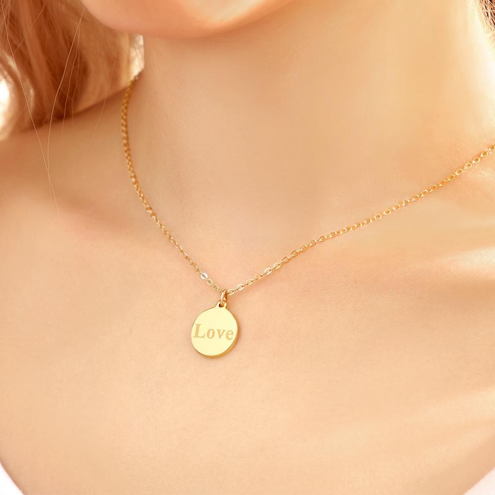 Custom Engraved Necklace Projection Couple Confession Gifts - yournamenecklaceau