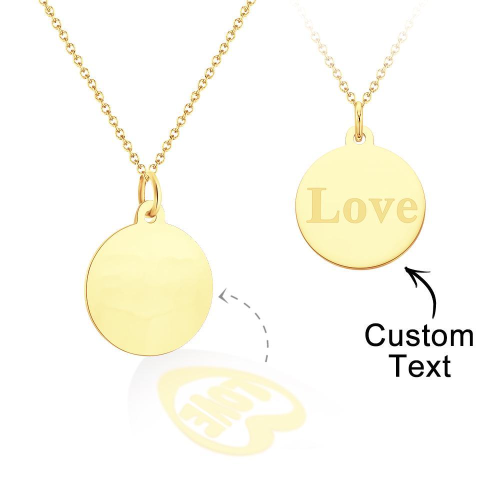 Custom Engraved Necklace Projection Couple Confession Gifts - yournamenecklaceau