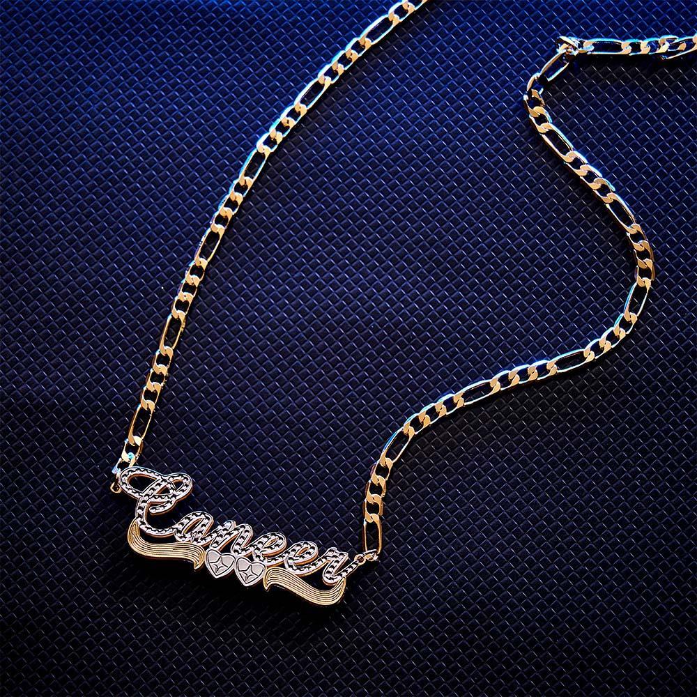 Custom Hip Hop Name Necklace Personalized Bling Metal Necklace Gifts for Men - yournamenecklaceau