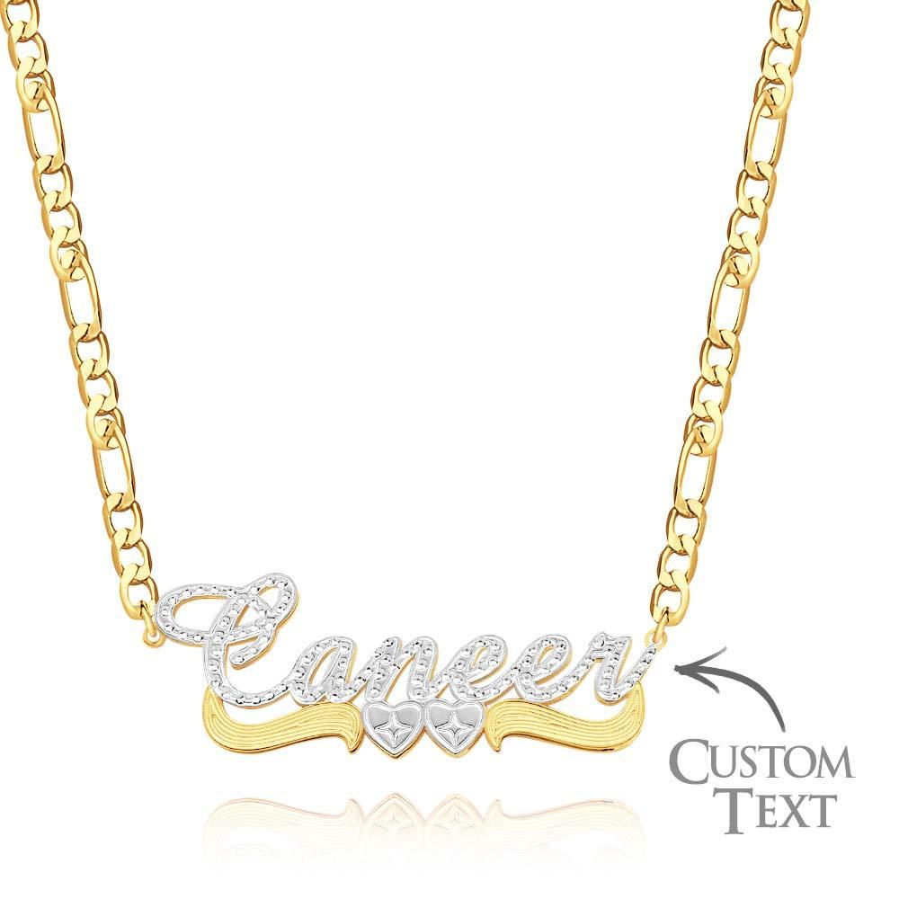 Custom Hip Hop Name Necklace Personalized Bling Metal Necklace Gifts for Men - yournamenecklaceau
