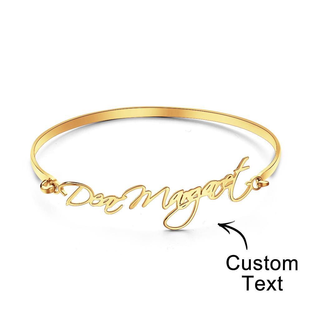 Custom Name Bracelet Adjustable Memorial Bracelet Gift For Women - yournamenecklaceau