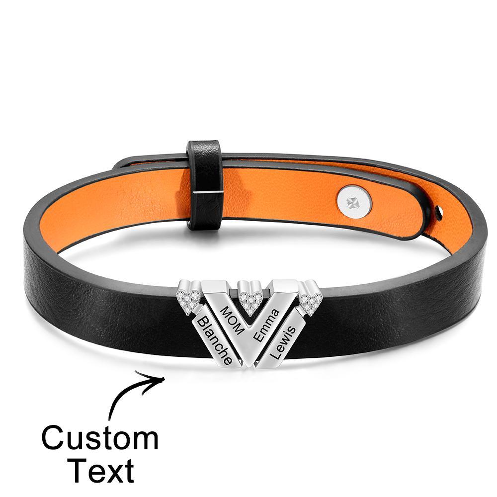 Custom Engraved Bracelet Simple Fashion Advanced Gifts - yournamenecklaceau