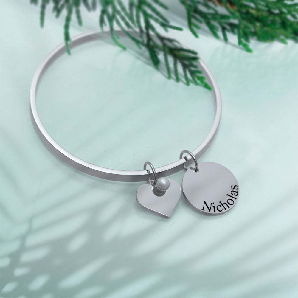 Custom Engraved Bracelet Gift Personalized Name Bracelet for Her - yournamenecklaceau