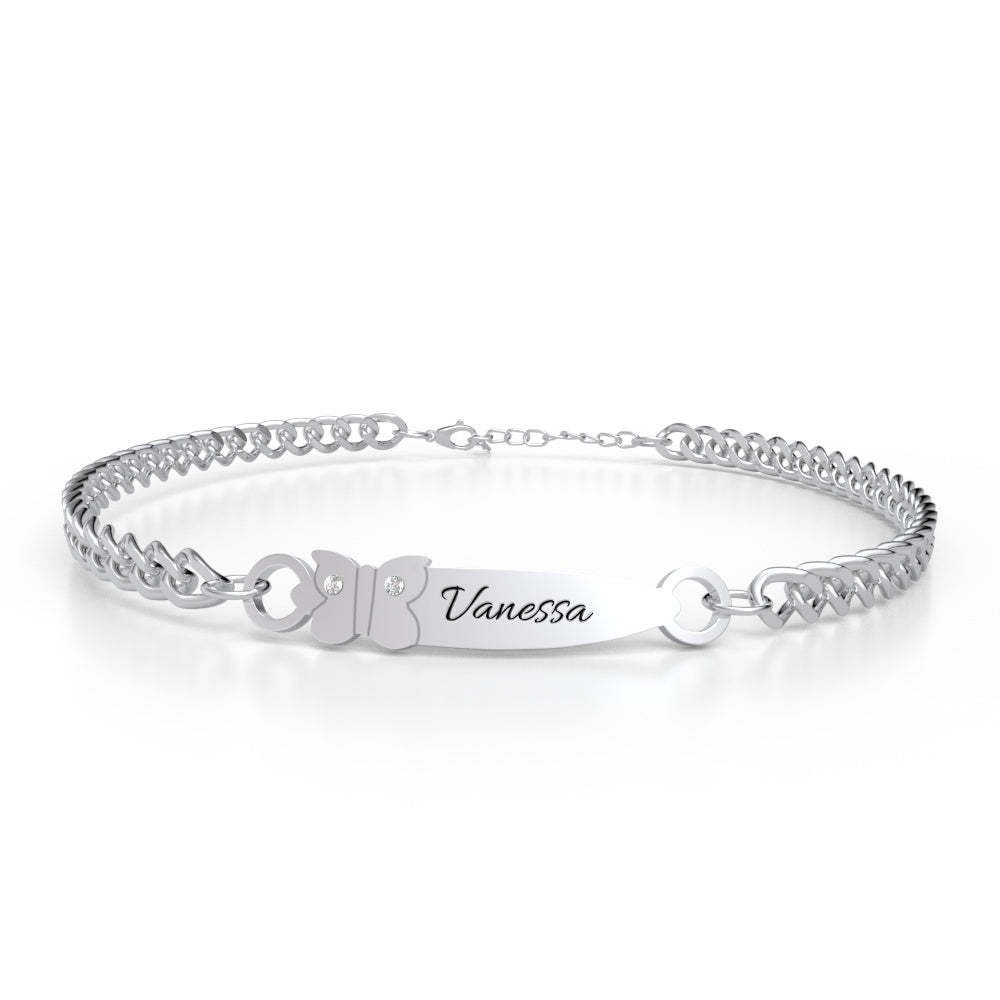 Custom Engraved Bracelet Birthday Gift Personalized Bracelet for Her - yournamenecklaceau