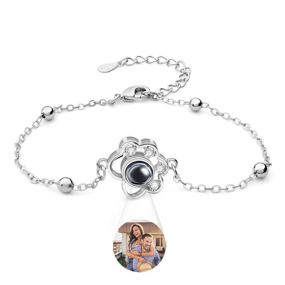Custom Projection Bracelet Animal Footprint Cute Present for Pet Lover - yournamenecklaceau