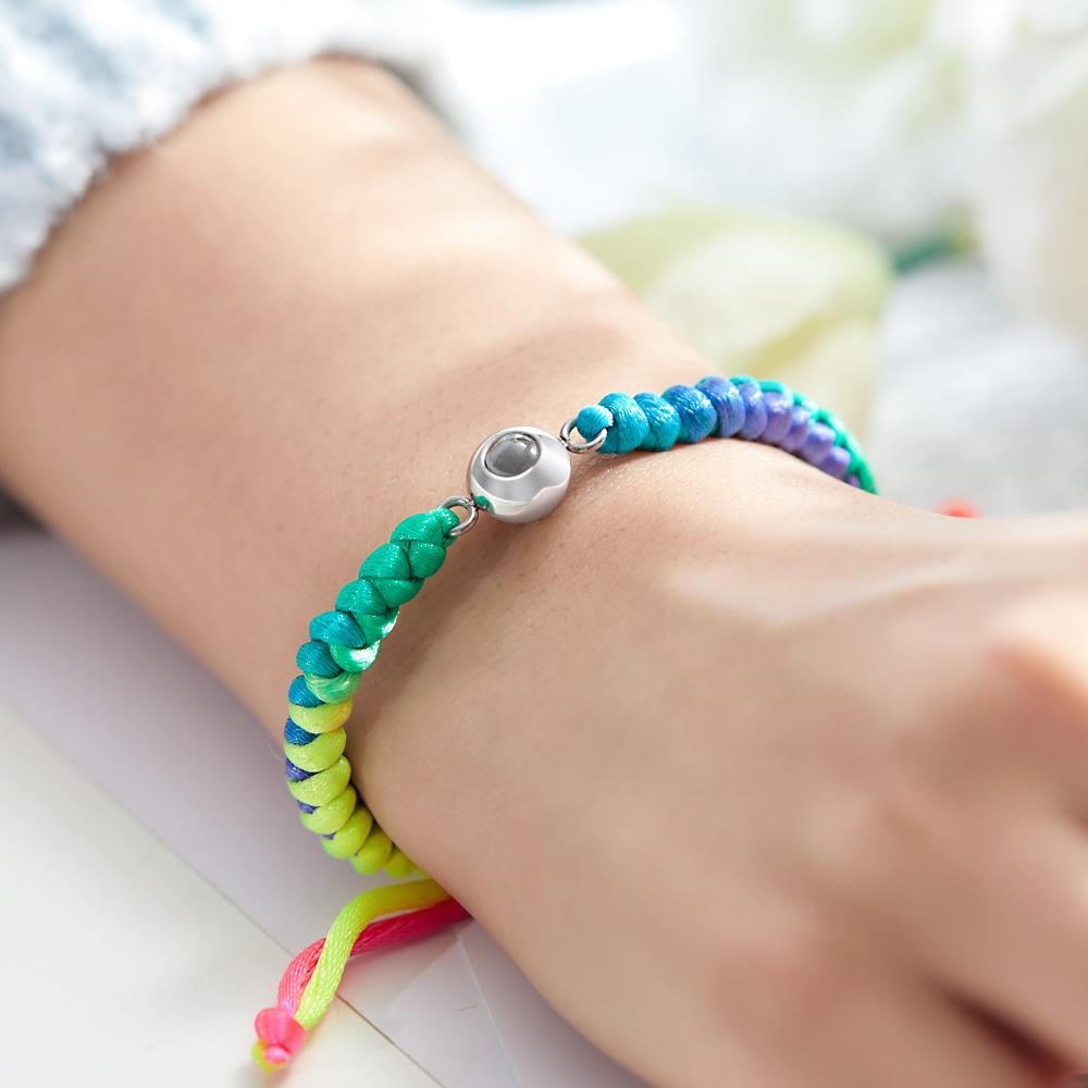 Custom Photo Projection Bracelet Simple Design Trend Gifts - yournamenecklaceau