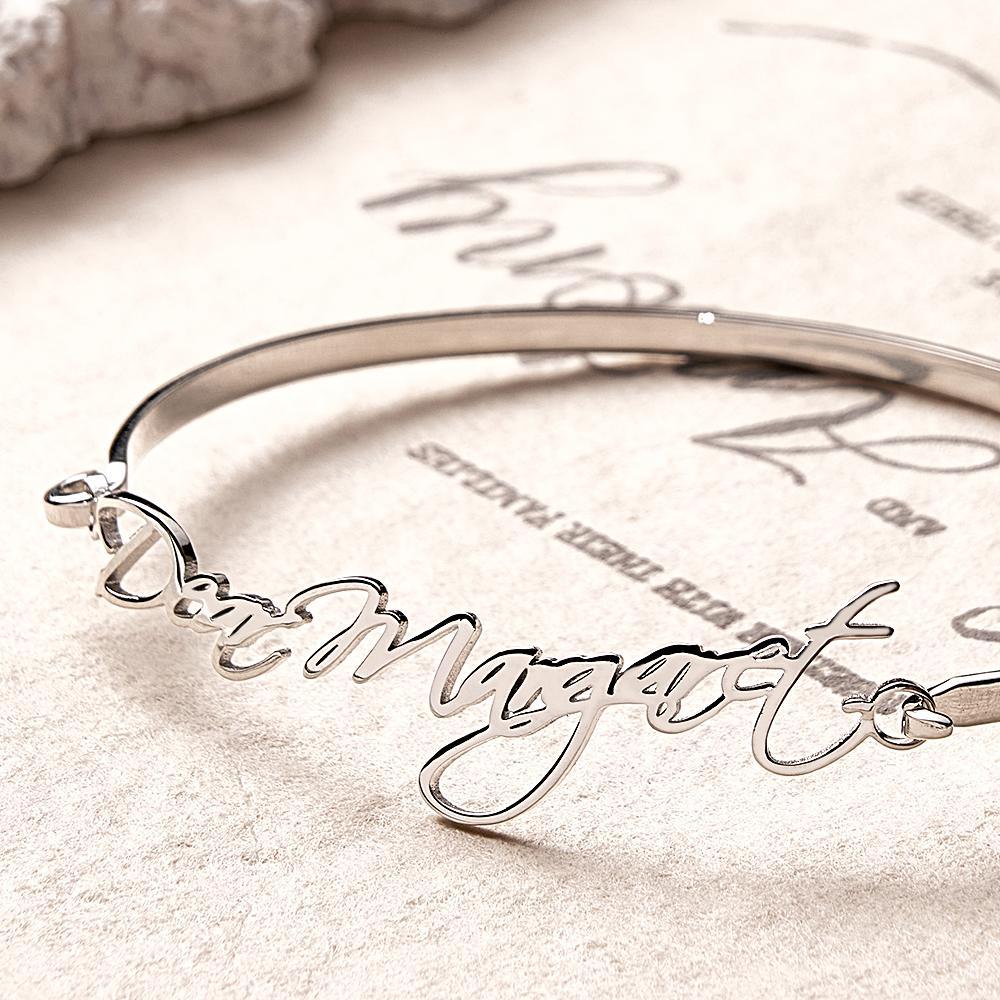Custom Name Bracelet Adjustable Memorial Bracelet Gift For Women - yournamenecklaceau