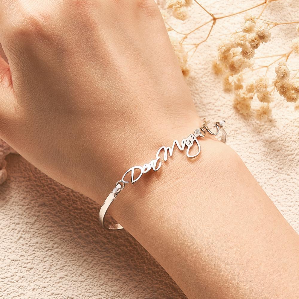 Custom Name Bracelet Adjustable Memorial Bracelet Gift For Women - yournamenecklaceau
