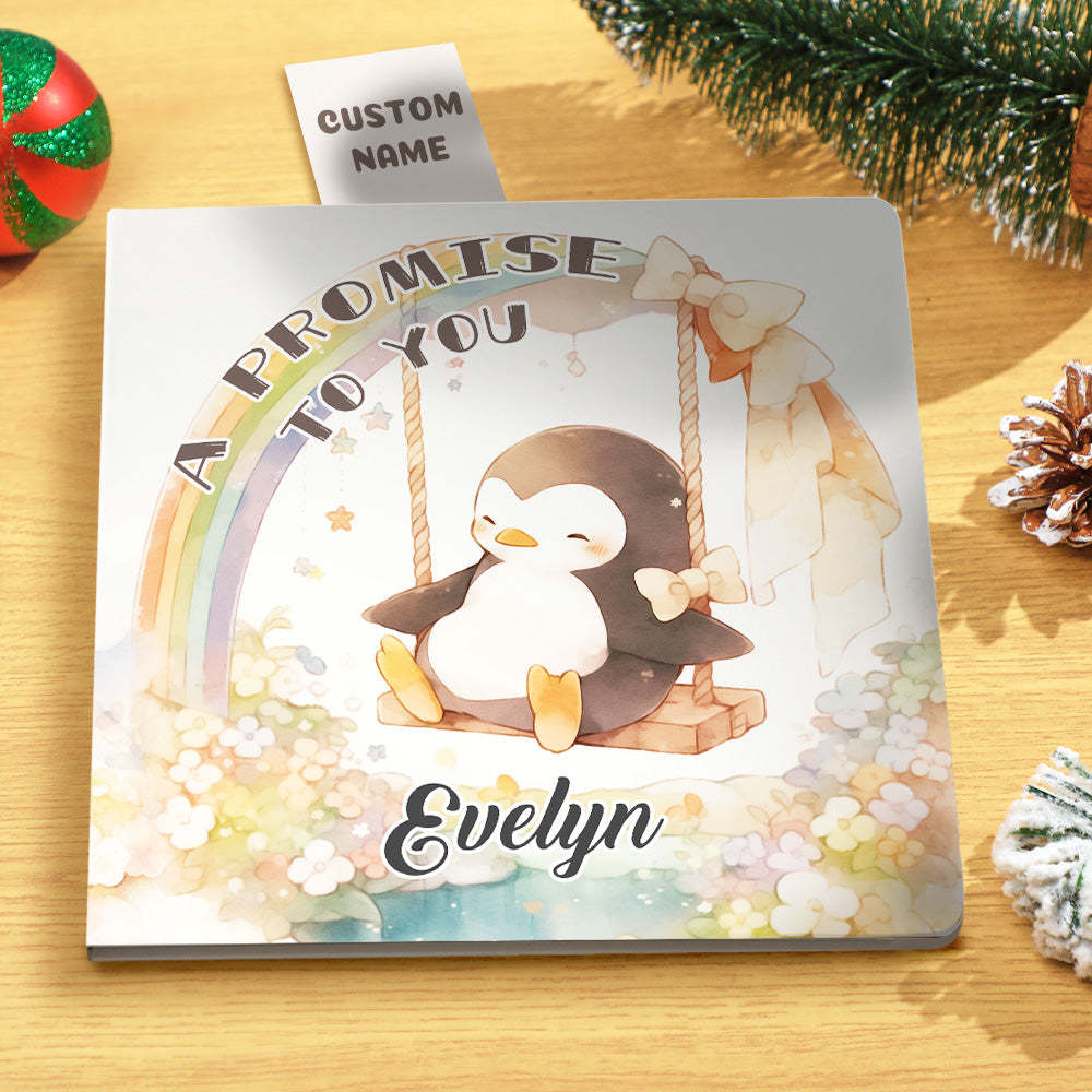 Custom Name Book Gifts for Baby A Promise to You - yournamenecklaceau