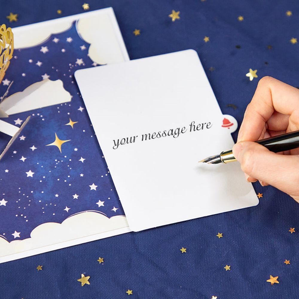 Love You To The Moon and Back 3D Pop Up Greeting Card for Mom - yournamenecklaceau