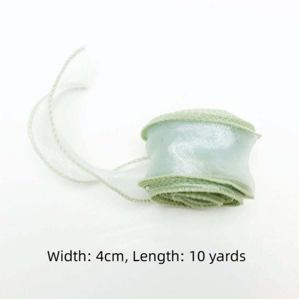Craft Fabric Ribbon for Gift Wrapping Floral Bouquets Wedding Party Decoration - yournamenecklaceau