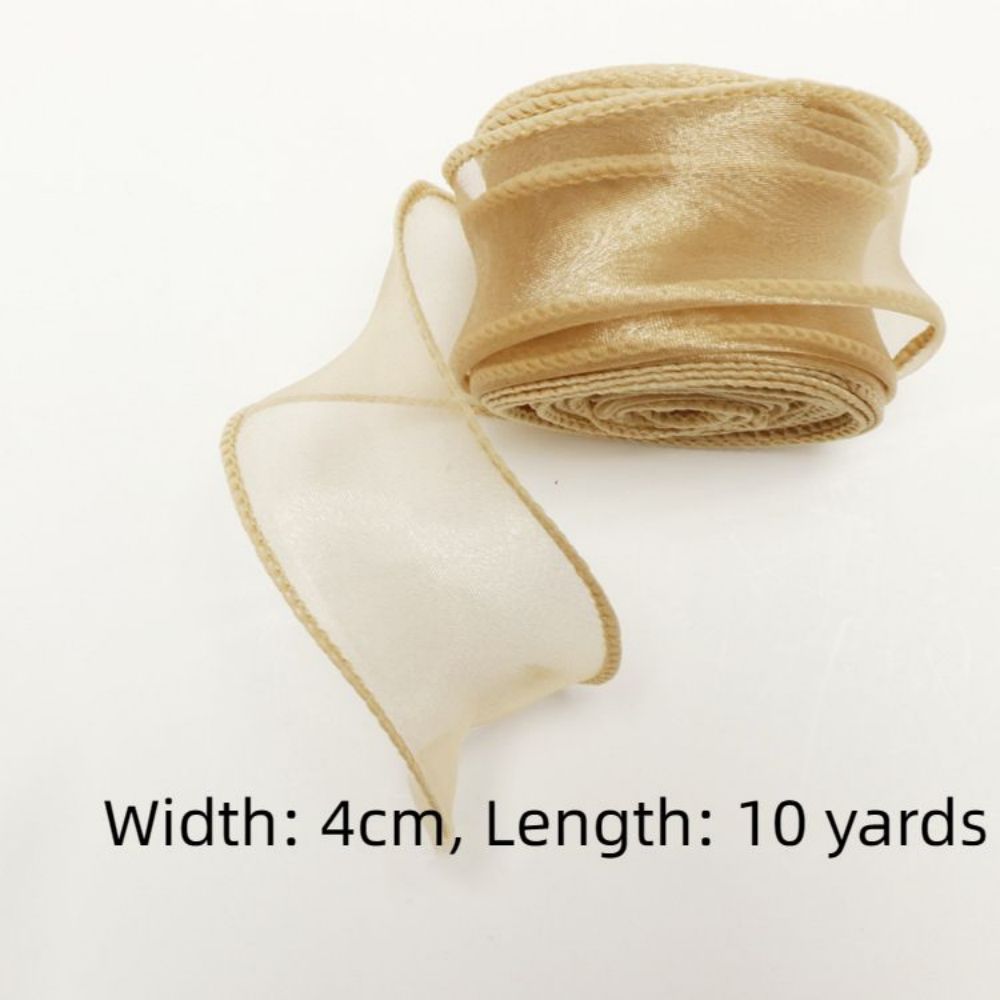 Craft Fabric Ribbon for Gift Wrapping Floral Bouquets Wedding Party Decoration - yournamenecklaceau