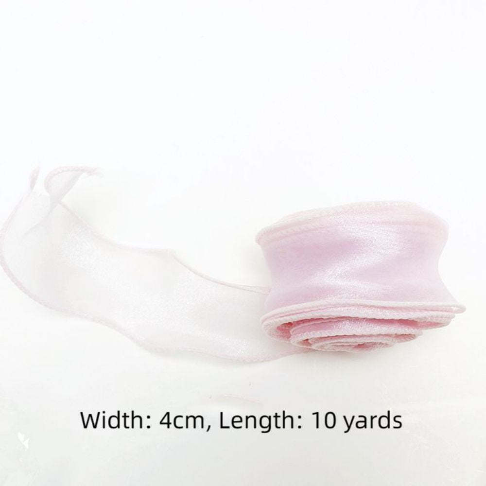 Craft Fabric Ribbon for Gift Wrapping Floral Bouquets Wedding Party Decoration - yournamenecklaceau