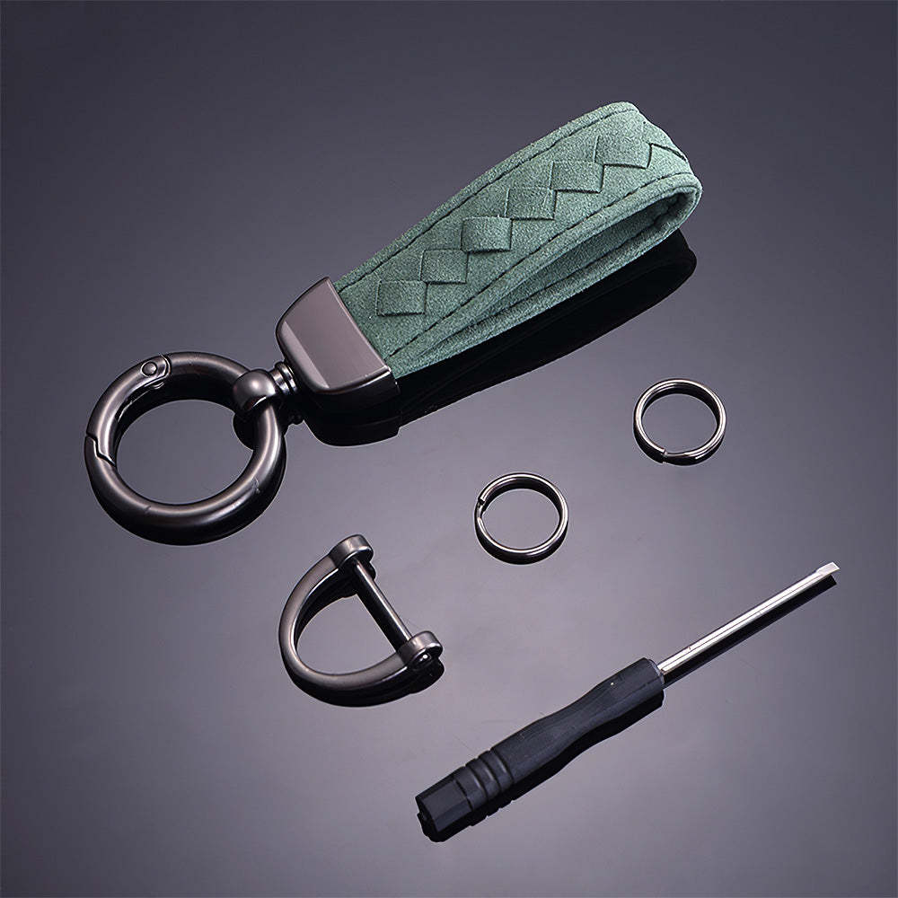 Leather Keychain Gifts for Men and Birthday Gift for Boyfriend - yournamenecklaceau