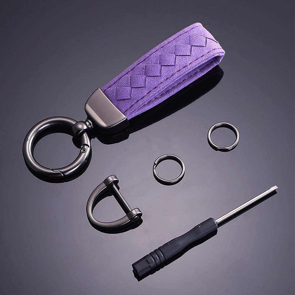 Leather Keychain Gifts for Men and Birthday Gift for Boyfriend - yournamenecklaceau