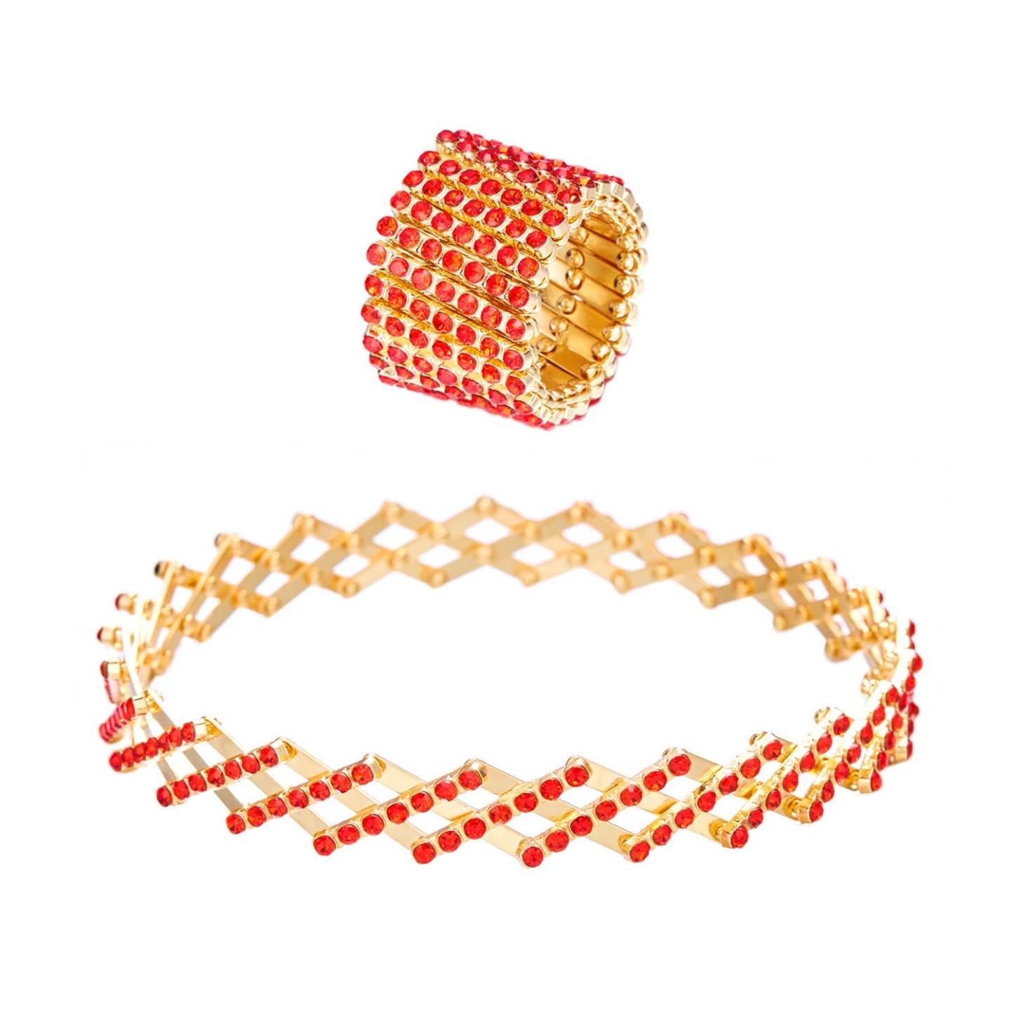 2 in 1 Magic Retractable Ring Bracelet Multicolor Deformable Bracelet Fashion Size Adjustable Ring - yournamenecklaceau