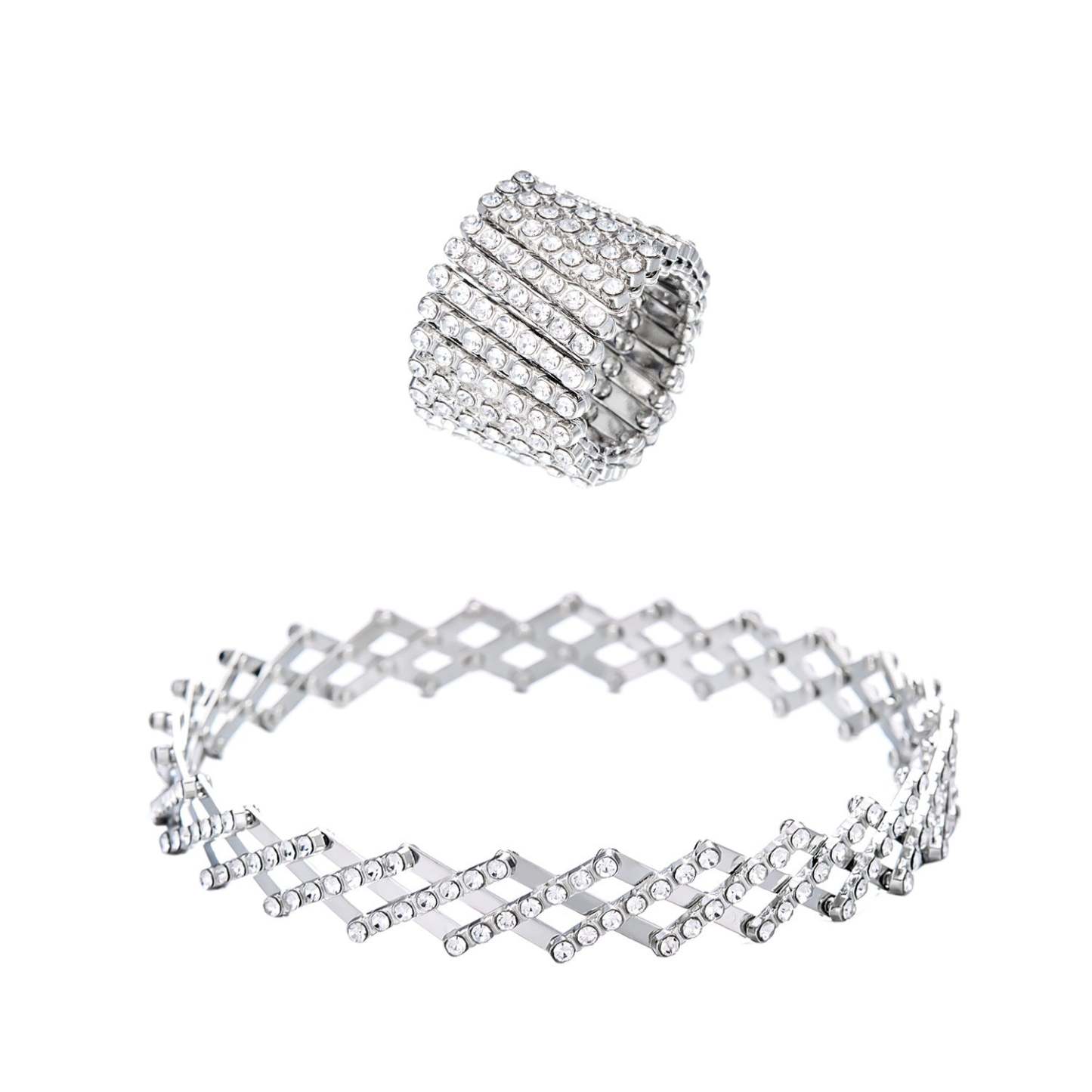 2 in 1 Magic Retractable Ring Bracelet Multicolor Deformable Bracelet Fashion Size Adjustable Ring - yournamenecklaceau