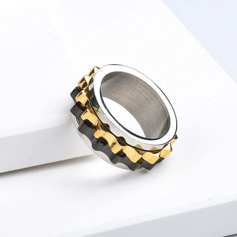 Spinner Ring for Anxiety Fidget Rings for Relieving Stress Anxiety Ring for Men - yournamenecklaceau