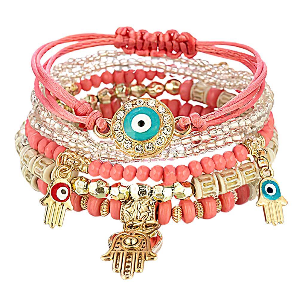 Bohemia Style Stacking Bracelets Special Summer Gifts - yournamenecklaceau