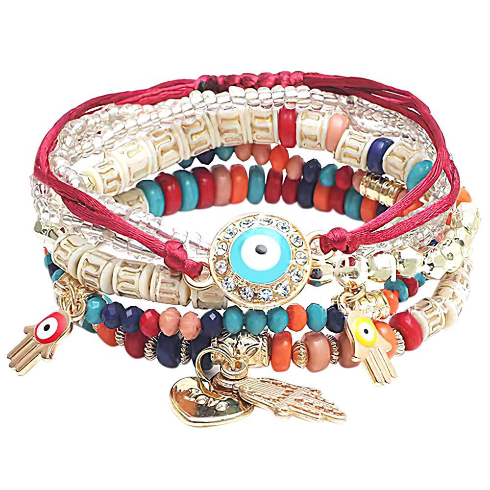 Bohemia Style Stacking Bracelets Special Summer Gifts - yournamenecklaceau