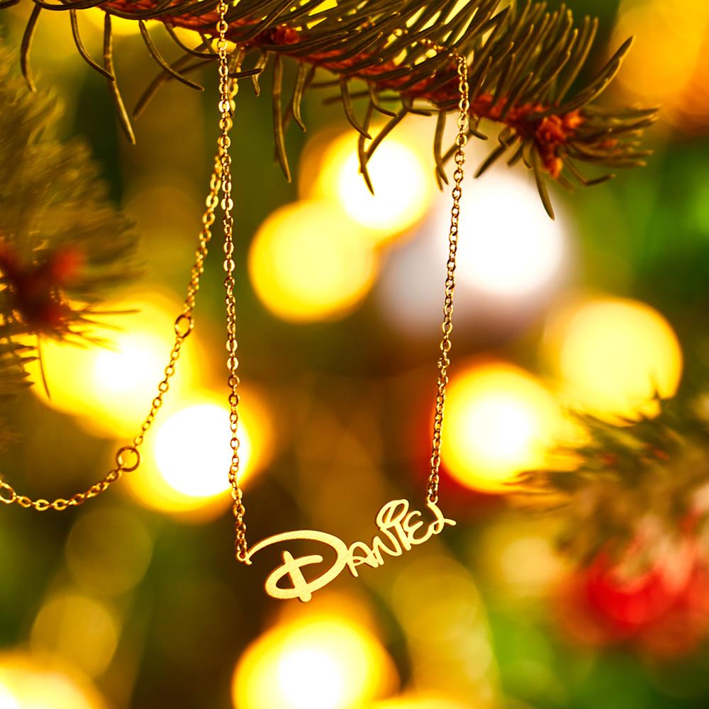 Name Necklace Custom Name Necklace Custom Your Name Unique Gift