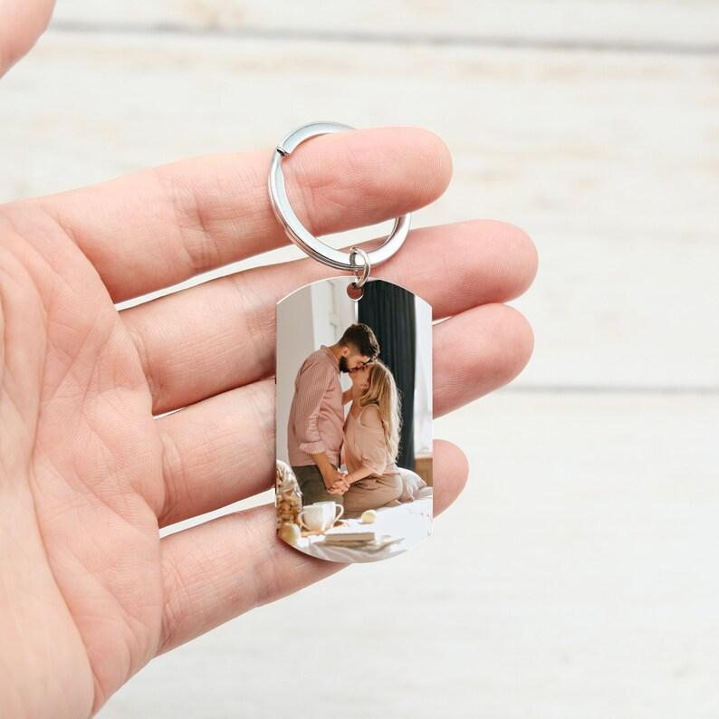 Custom Drive Safe Keychain,I Need You Here With Me,Personalise Photo Keyring,Gift For Boyfriend or Husband,Valentine's Day Gifts,Anniversary - NameNecklaceAU