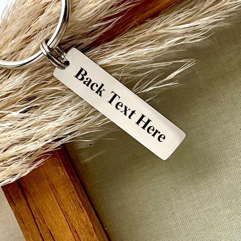 Personalized Drive Safe Handsome Beautiful Keychain - Custom Drive Safe Keychain - Valentine's Day Gift - NameNecklaceAU
