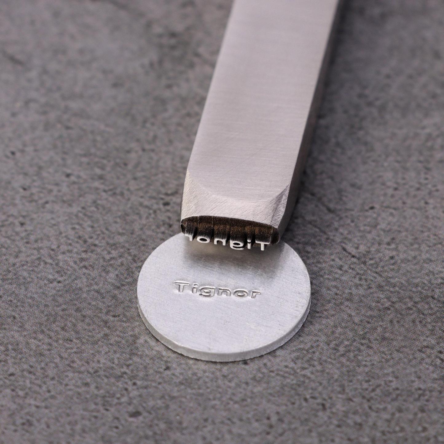Personalized Text Steel Stamp Custom Name Micro Steel Stamp Custom Text Stamp Marking Tool Gift for Crafter - NameNecklaceAU