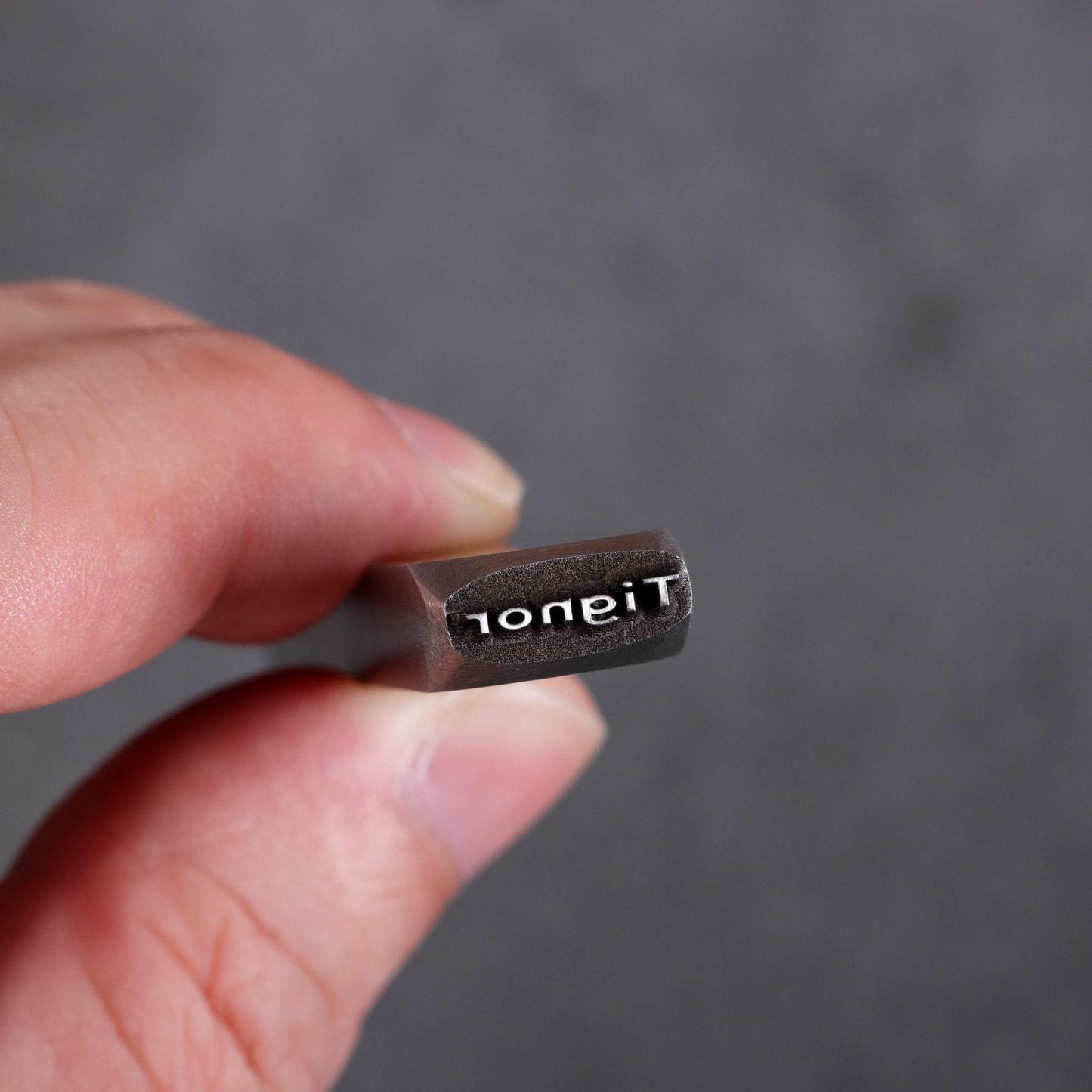 Personalized Text Steel Stamp Custom Name Micro Steel Stamp Custom Text Stamp Marking Tool Gift for Crafter - NameNecklaceAU